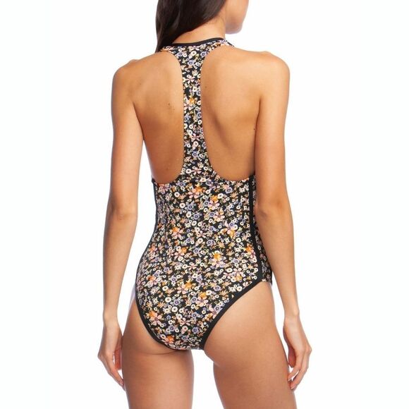 New! BCBGENERATION Racerback Women's One-Piece Swimsuit Bathing Suit Size Medium - Picture 8 of 9